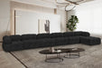 Ames - 7 Piece Boucle Fabric Modular L-Shaped Sectional - Simple Home Plus