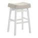 Lenon - Modern Farmhouse Wood Bar Height Kitchen Bar Stool - Simple Home Plus