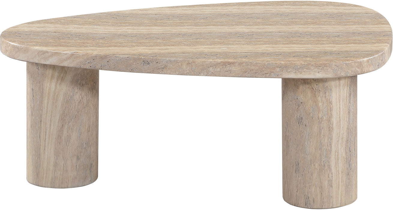 Teramo - Traverine Concrete Indoor/Outdoor Coffee Table - Simple Home Plus