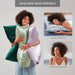 Satin - King Luxury Pillowcases (Set of 2) - Blue - Simple Home Plus