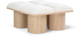 Pavilion - 4 Piece Modular Bench With Natural Base - Simple Home Plus
