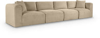 Shaggy - Fabric 4 Seat Modular Sofa - Simple Home Plus