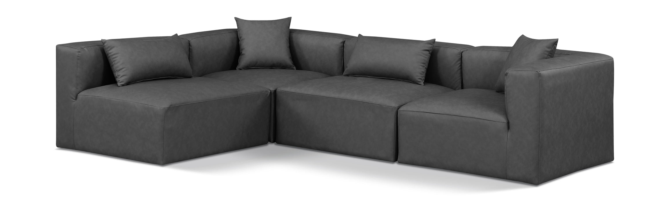 Cube - 4 Piece Modular Corner Sectional - Simple Home Plus