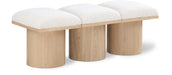 Pavilion - 3 Piece Modular Bench With Natural Base - Simple Home Plus