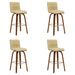 Vienna - 26" Swivel Counter Stool - Walnut Wood - Simple Home Plus