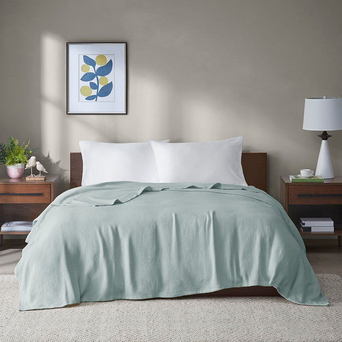 Freshspun Basketweave - King Blanket - Blue - Simple Home Plus
