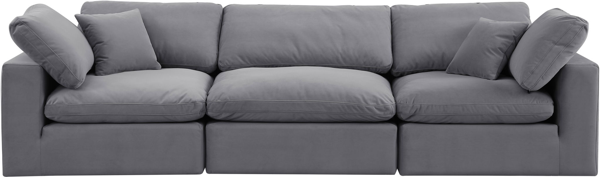 Comfy - Velvet Modular Sofa 3 Seats - Simple Home Plus