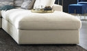 Serene - Square Upholstered Ottoman - Simple Home Plus