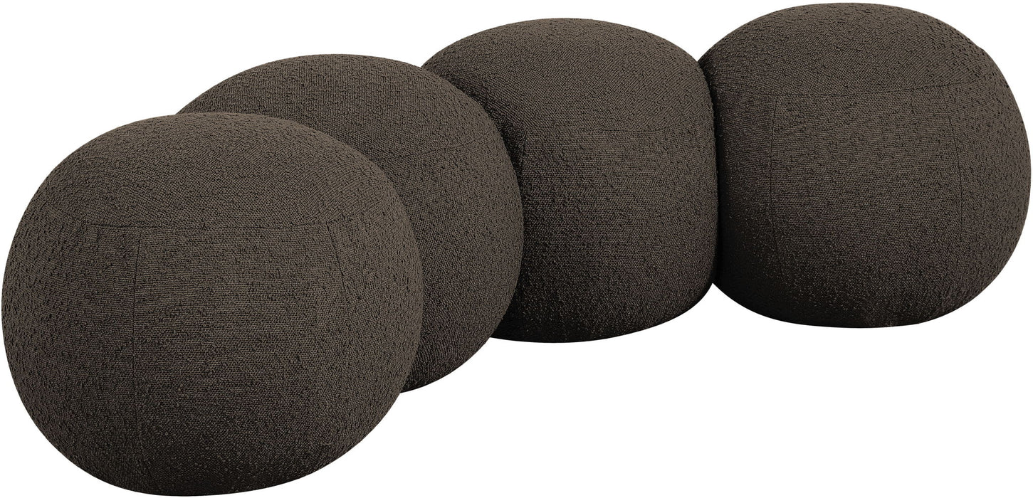 Apollo - Boucle Fabric Bench - Simple Home Plus
