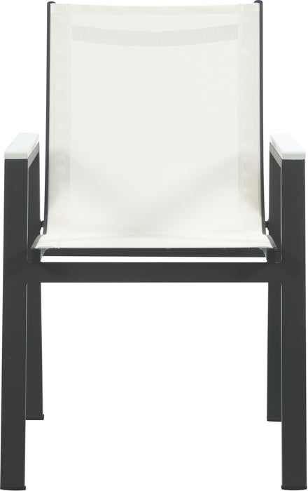 Nizuc - Outdoor Patio Dining Arm Chair With Gray Frame (Set of 2) - Simple Home Plus