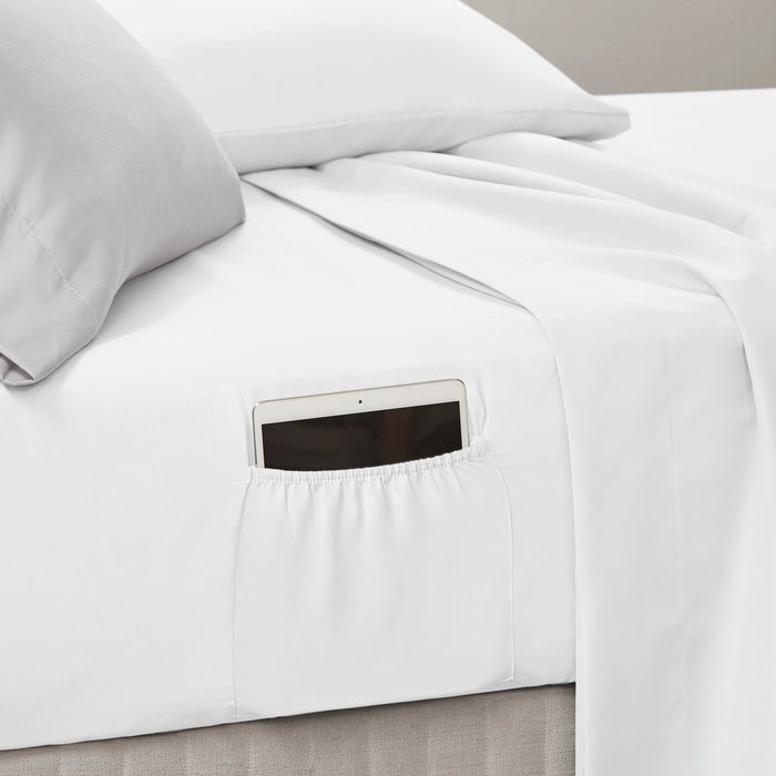 Alexis - Comforter Set With Bed Sheets - Yellow / Gray - Simple Home Plus