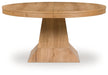 Bracken - Light Brown - Dining Extension Table - Simple Home Plus