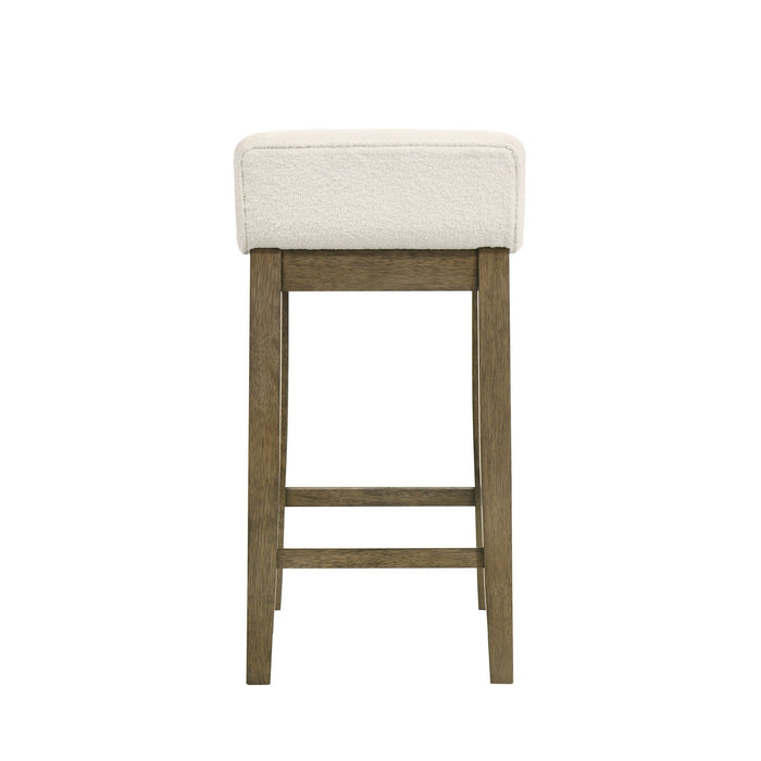 Annikah - Modern Transitional Wood Counter Height Kitchen Bar Stool - Simple Home Plus