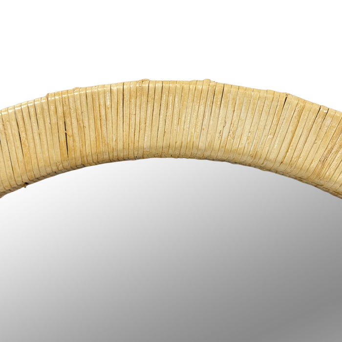 Nova - Natural Rattan Wall Mirror - Natural - Simple Home Plus