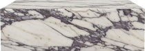 Bolzano - Marble Coffee Table - White / Gray - Simple Home Plus