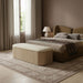 Velden - Upholstered Storage Bench With Stained Natural Base - Simple Home Plus