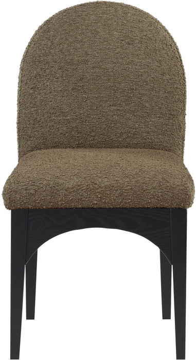 Waldorf - Boucle Dining Side Chair With Black Legs - Simple Home Plus