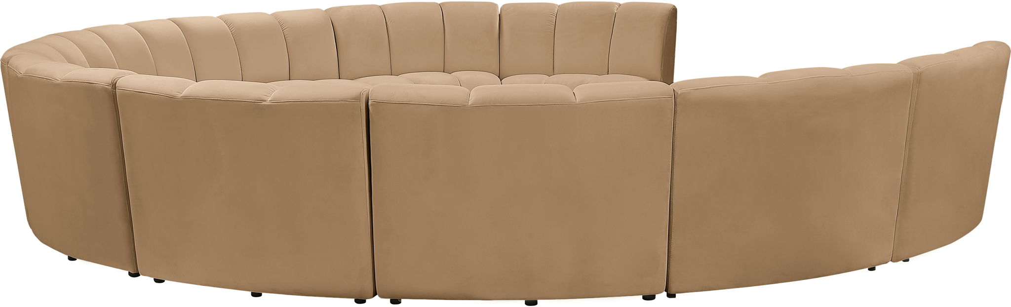 Infinity - 10 Piece Modular Sectional - Camel - Simple Home Plus