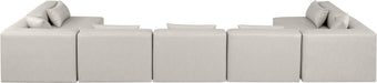 Cube - 7 Piece Modular U-Shaped Sectional - Simple Home Plus