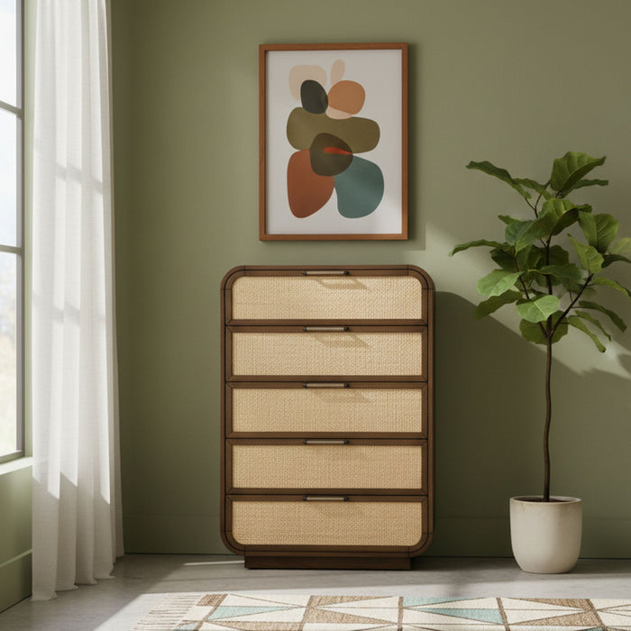 Windsor - Solid Wood Chest - Brown - Simple Home Plus