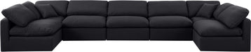 Indulge - Linen 7 Piece Modular U-Shaped Sectional - Simple Home Plus
