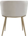 Skylar - Dining Chair with Gold Legs (Set of 2) - Simple Home Plus