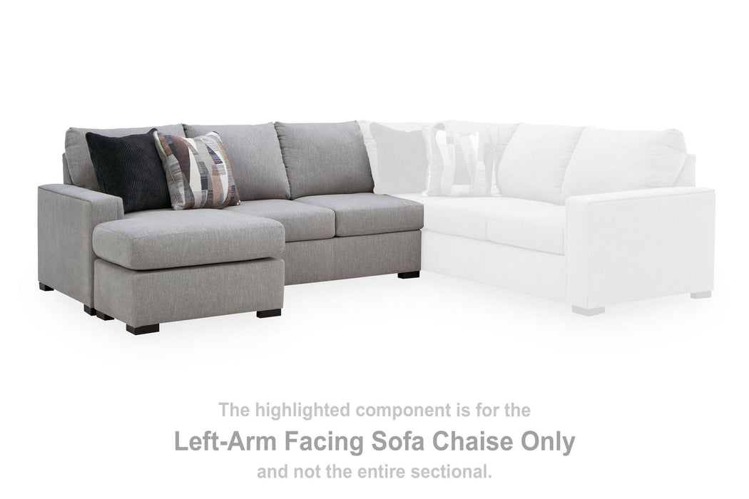 Lakepoint - LAF Sofa Chaise - Nickel - Simple Home Plus