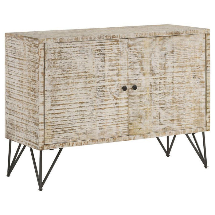 Eileen - 2 Door Wood Storage Accent Cabinet - Simple Home Plus