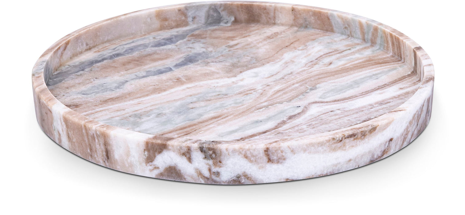 Barletta - Marble Round Tray - Simple Home Plus