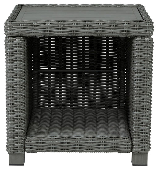 Elite Park - Gray - Square End Table - Simple Home Plus