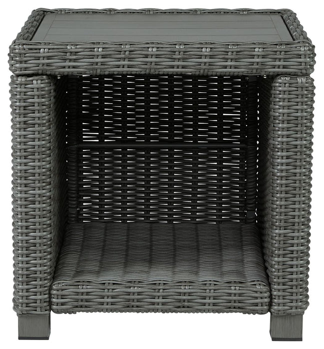 Elite Park - Gray - Square End Table - Simple Home Plus