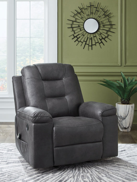 Stockworth - Granite - Rocker Recliner - Simple Home Plus