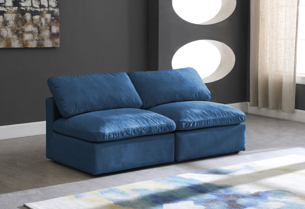 Plush - Modular Armless 2 Seat Sofa - Simple Home Plus