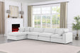 Comfy - 5 Piece Linen Modular Sectional With Chaise - Simple Home Plus