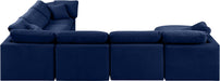 Indulge - Velvet 7 Piece Modular Sectional - Simple Home Plus