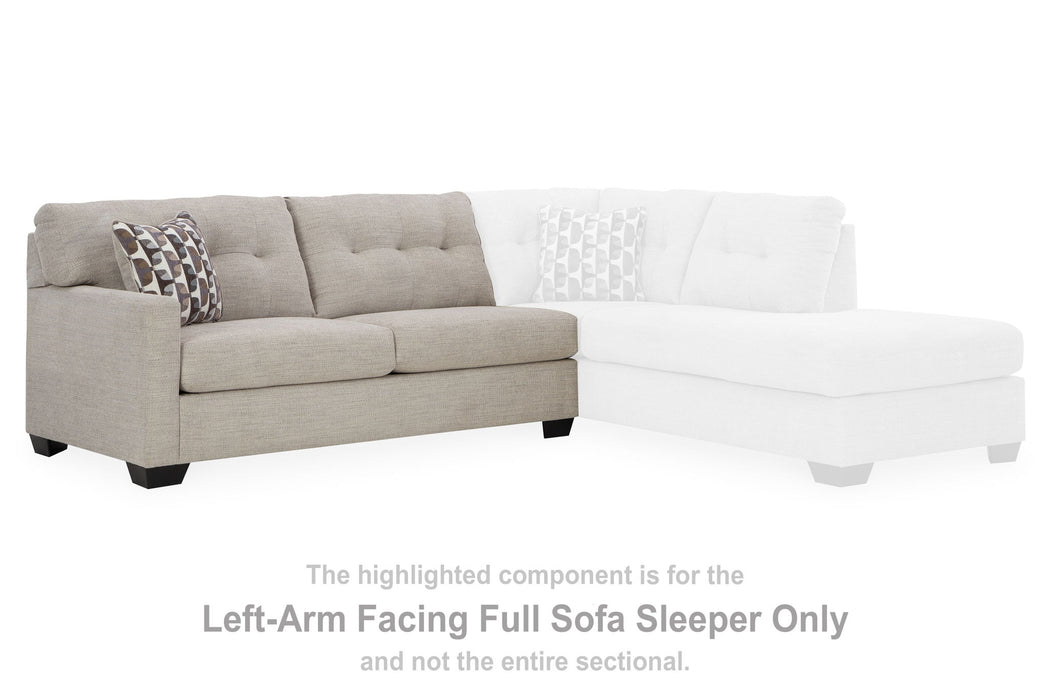 Mahoney - Laf Full Sofa Sleeper - Pebble - Simple Home Plus