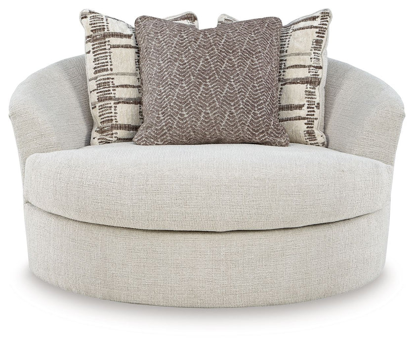 Barrelton - Barley - Oversized Swivel Accent Chair - Simple Home Plus