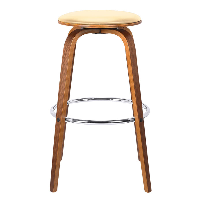 Harbor - Backless Swivel Mid-Century Modern Bar Stool - Simple Home Plus