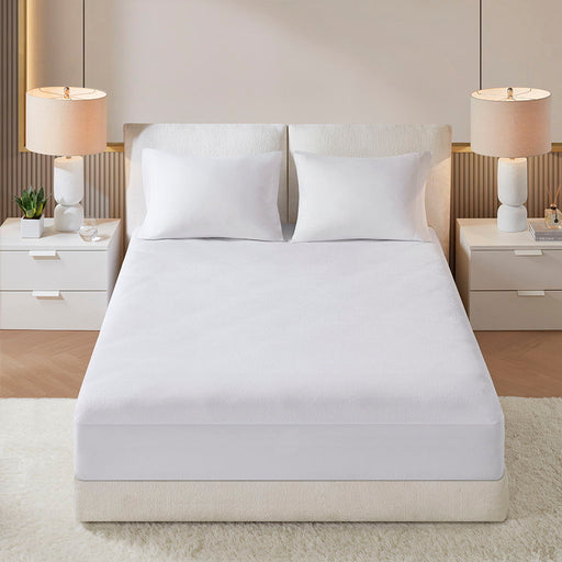 Terry - King Premium Waterproof Protector - White - Simple Home Plus
