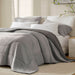 Full/Queen Reversible Tencel Comforter Blanket - Gray - Simple Home Plus