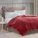 Coleman - Reversible HeiQ Smart Temperature Down Alternative Blanket - Burgundy - Simple Home Plus