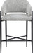 Dame - Fabric Upholstered Counter Stool (Set of 2) - Simple Home Plus