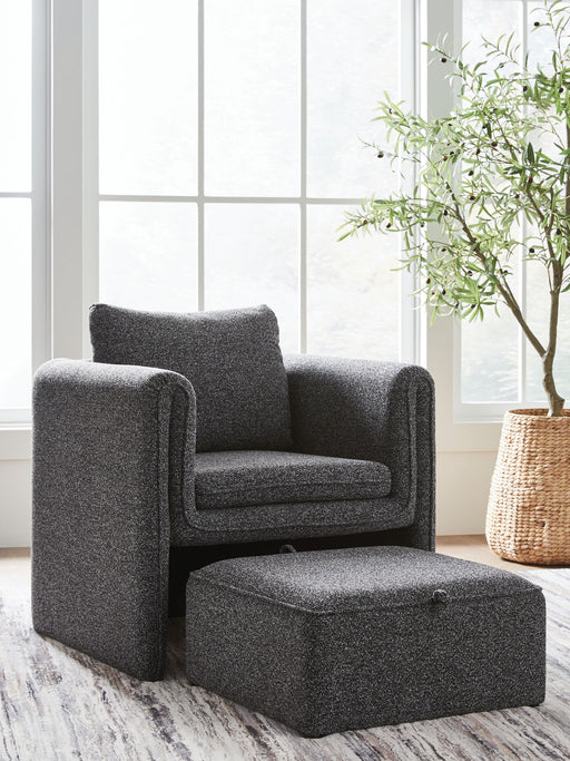 Vreni - Charcoal / Black - Accent Chair - Simple Home Plus