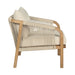 Cypress - Outdoor Patio Chair - Blonde Eucalyptus / Ivory - Simple Home Plus