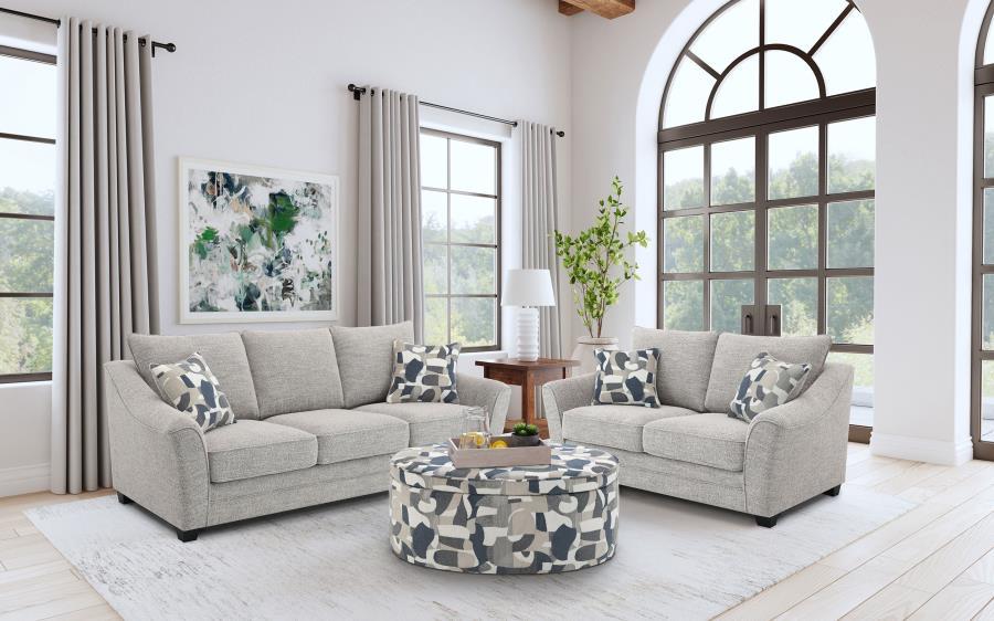 Tomkins - Boucle Upholstered Sofa Set - Simple Home Plus
