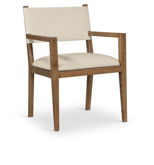 Avon - Vegan Leather Dining Arm Chair - Simple Home Plus