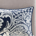 Vienna - King 6 Piece Printed Duvet Cover Set - Indigo - Simple Home Plus