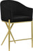 Xavier - Counter Stool with Gold Legs - Simple Home Plus