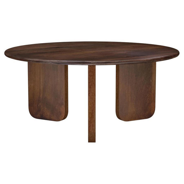 Dale - Round Solid Mango Wood Table - Simple Home Plus