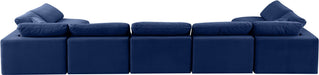 Comfy - 7 Piece Velvet Modular Armless Sectional - Simple Home Plus